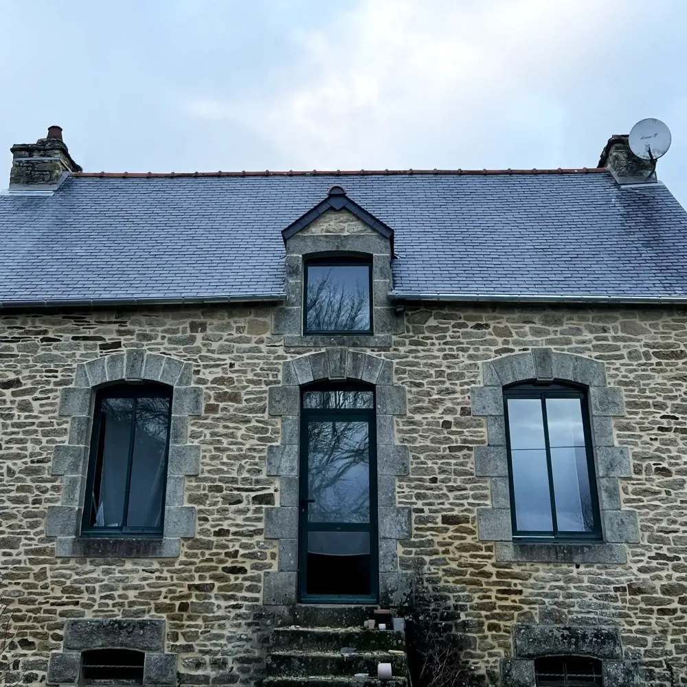 Couverture en ardoise